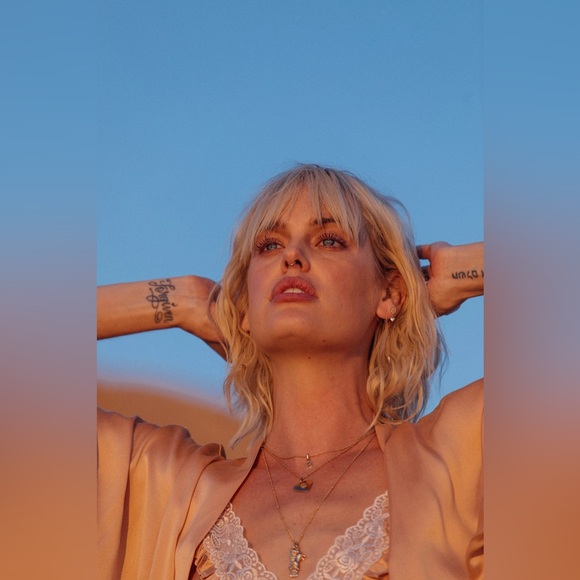 SPELL Wild Love Gold ‘N’ Letter Charm Necklace NWT - Picture 3 of 12